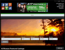 Tablet Screenshot of 417homes.com